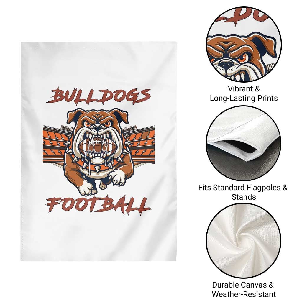 Bulldog Football Lover Garden Flag Midwest Game Day Lifestyle TS12 Print Your Wear