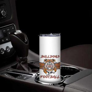 Bulldog Football Lover Skinny Tumbler Midwest Game Day Lifestyle TS12 Print Your Wear