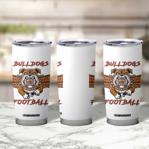 Bulldog Football Lover Tumbler Cup Midwest Game Day Lifestyle TS12 Print Your Wear