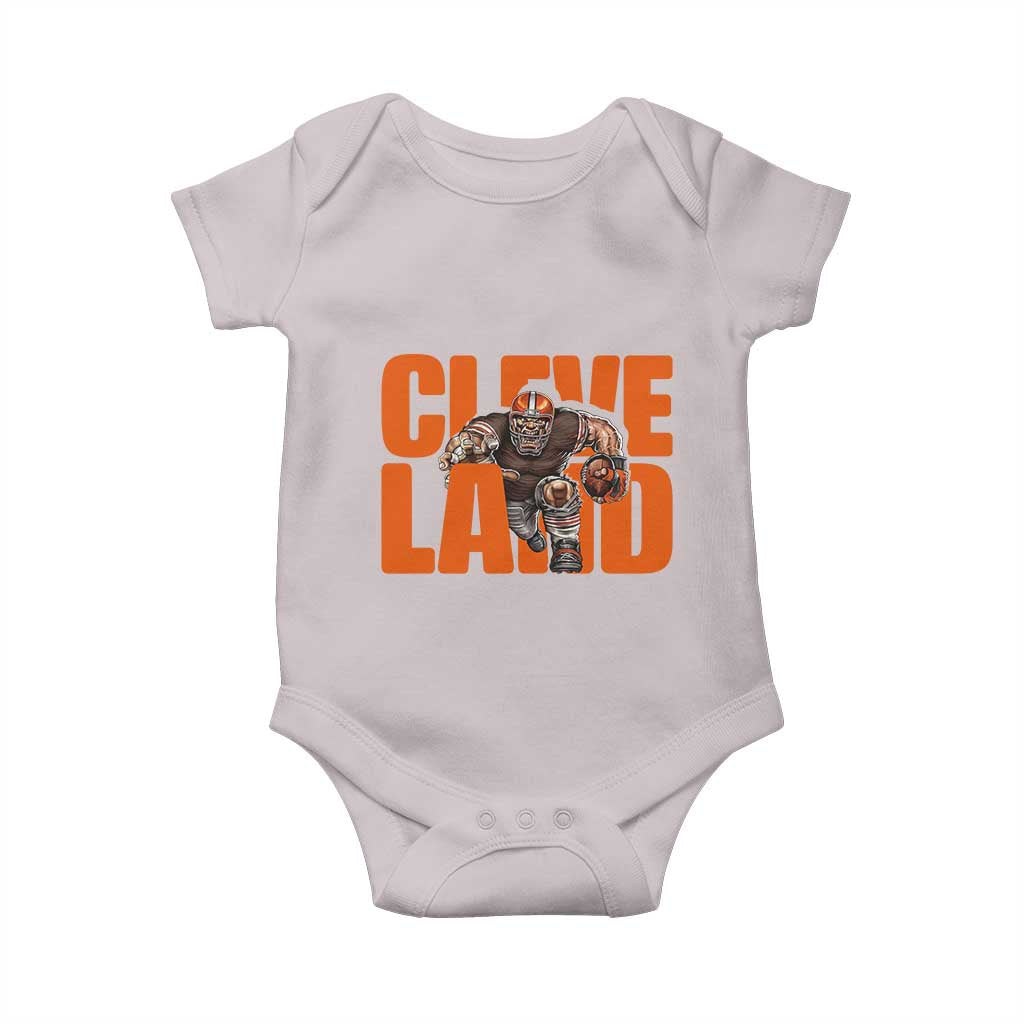 CFBB Midwest Football Player Gift Baby Onesie TS12 Ice Gray Print Your Wear