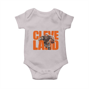 CFBB Midwest Football Player Gift Baby Onesie TS12 Ice Gray Print Your Wear