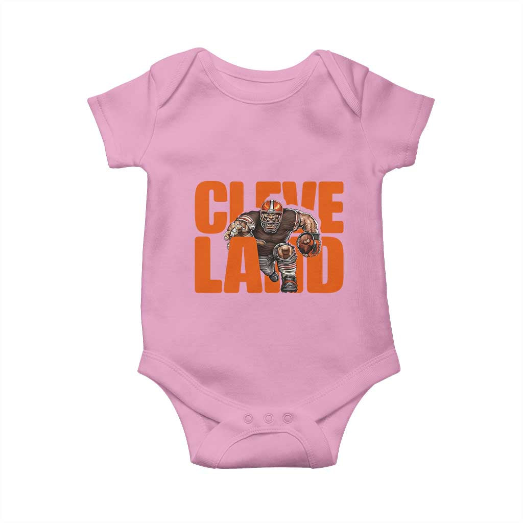 CFBB Midwest Football Player Gift Baby Onesie TS12 Light Pink Print Your Wear
