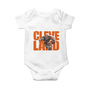 CFBB Midwest Football Player Gift Baby Onesie TS12 White Print Your Wear