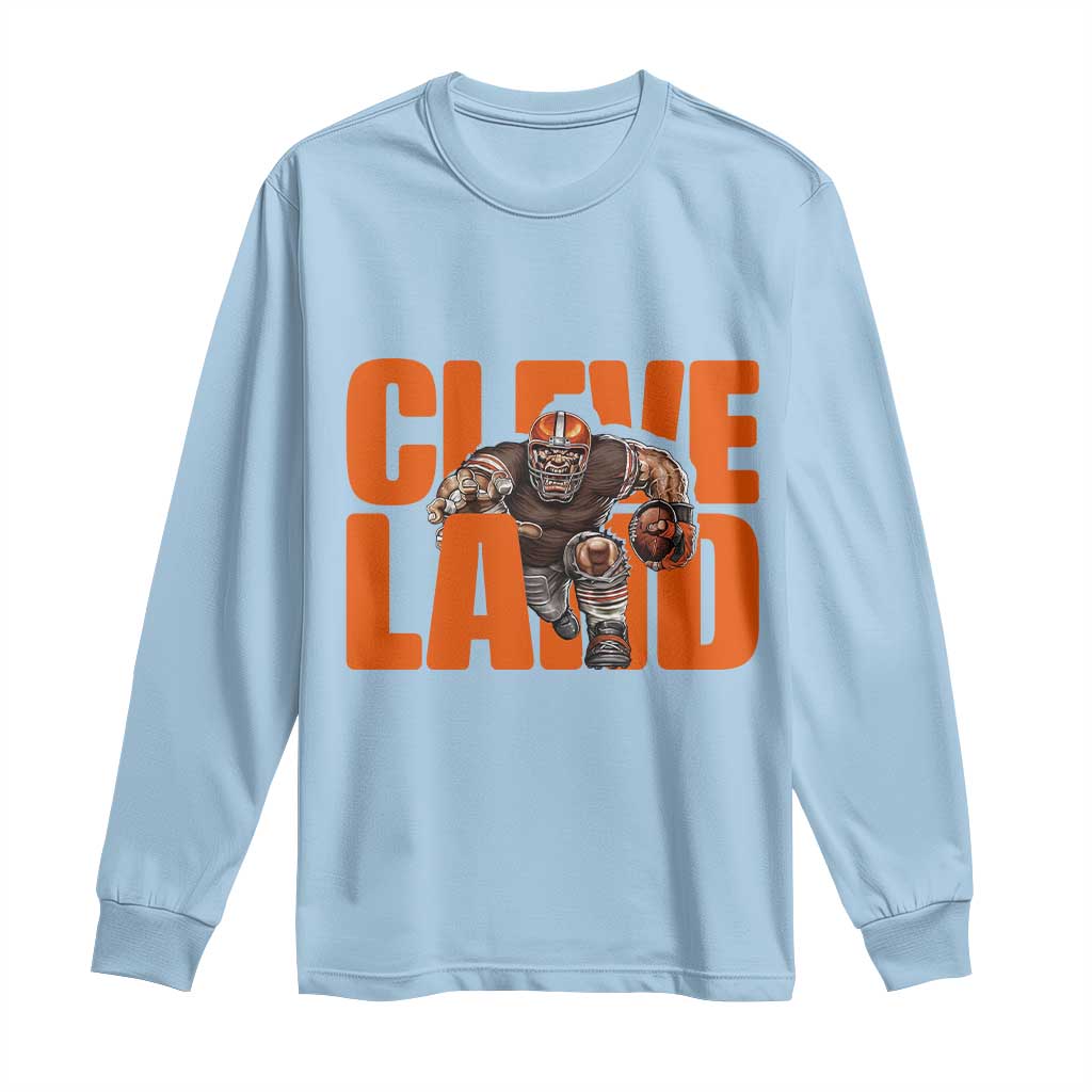 CFBB Midwest Football Player Gift Long Sleeve Shirt TS12 Light Blue Print Your Wear