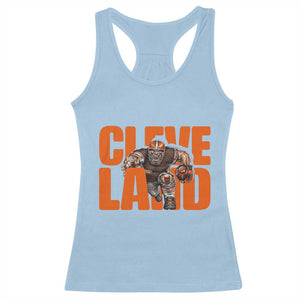 CFBB Midwest Football Player Gift Racerback Tank Top TS12 Light Blue Print Your Wear