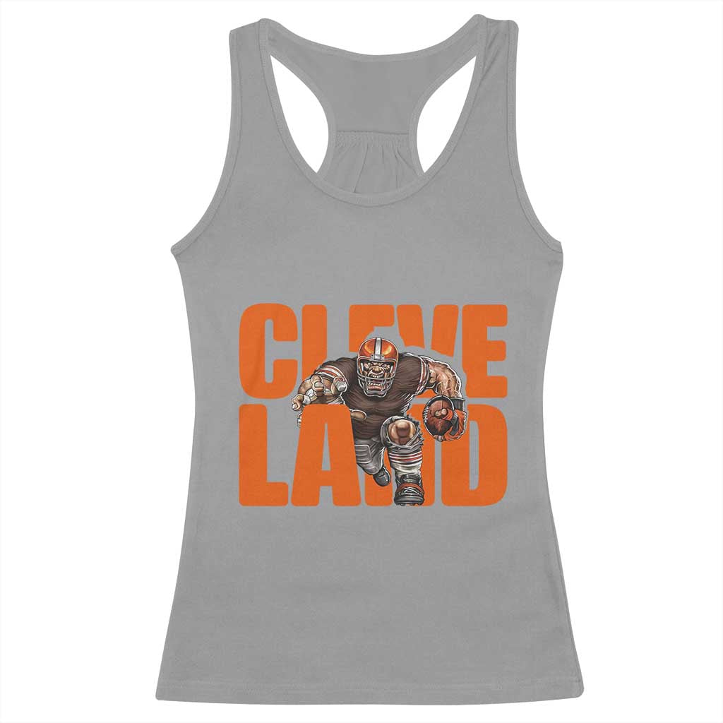 CFBB Midwest Football Player Gift Racerback Tank Top TS12 Sport Gray Print Your Wear