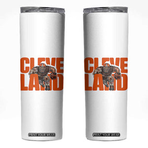 CFBB Midwest Football Player Gift Skinny Tumbler TS12 White Print Your Wear