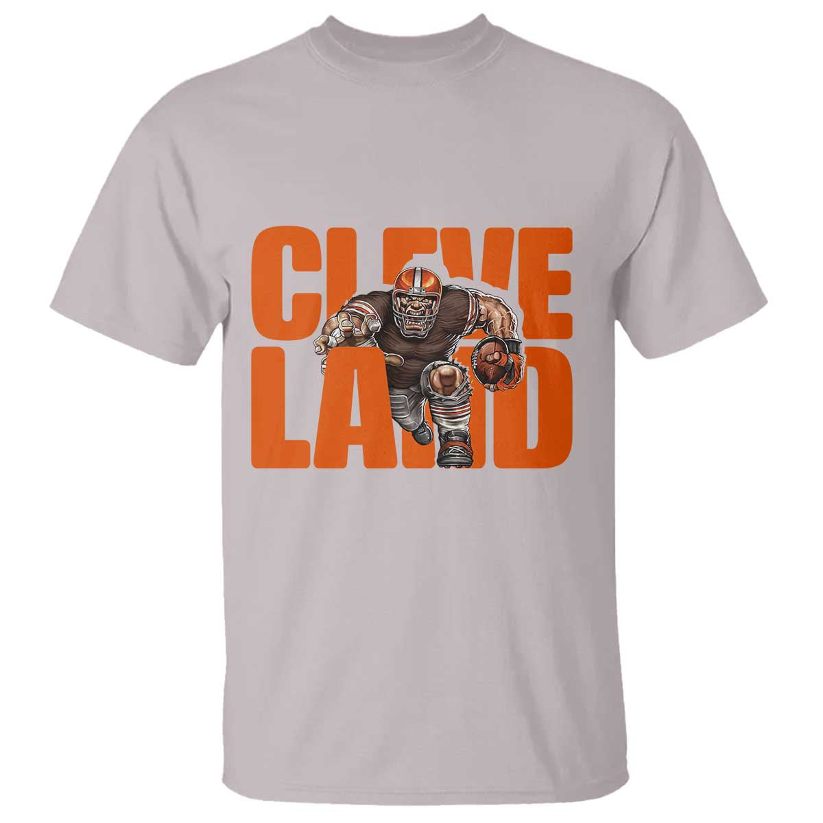 CFBB Midwest Football Player Gift T Shirt TS12 Ice Gray Print Your Wear