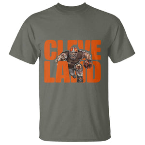 CFBB Midwest Football Player Gift T Shirt TS12 Military Green Print Your Wear