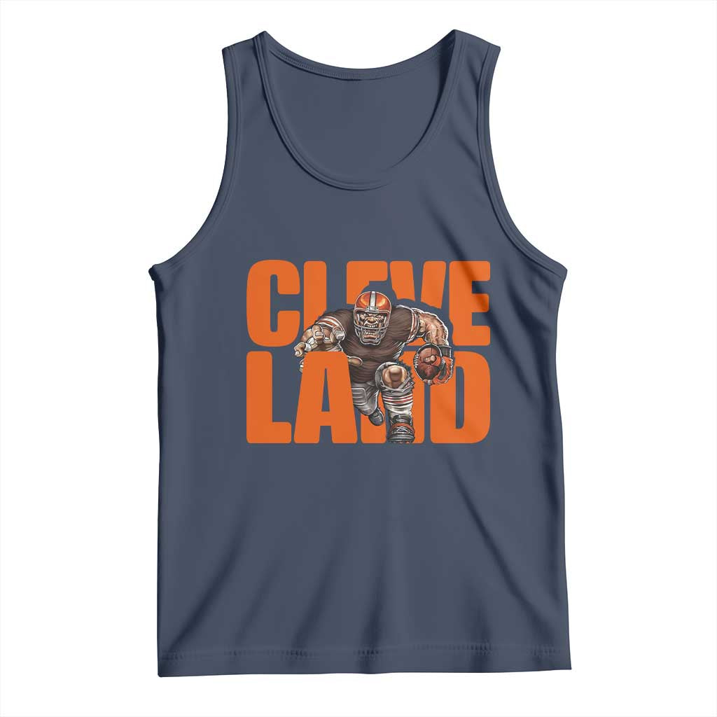 CFBB Midwest Football Player Gift Tank Top TS12 Navy Print Your Wear