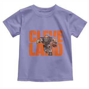 CFBB Midwest Football Player Gift Toddler T Shirt TS12 Violet Print Your Wear