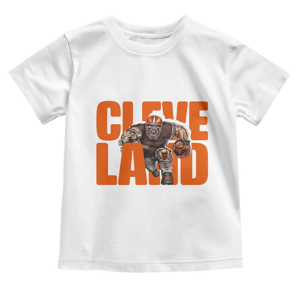 CFBB Midwest Football Player Gift Toddler T Shirt TS12 White Print Your Wear