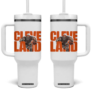 CFBB Midwest Football Player Gift Tumbler With Handle TS12 One Size: 40 oz White Print Your Wear