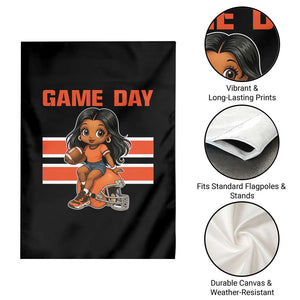 Funny Game Day Cute Girl Garden Flag Midwest Football Player Gift TS12 Print Your Wear