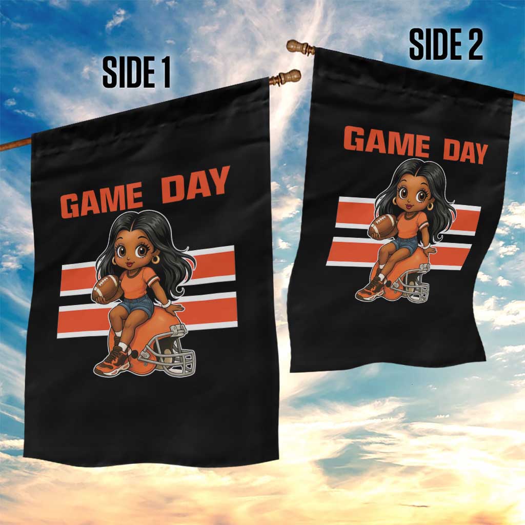 Funny Game Day Cute Girl Garden Flag Midwest Football Player Gift TS12 Print Your Wear
