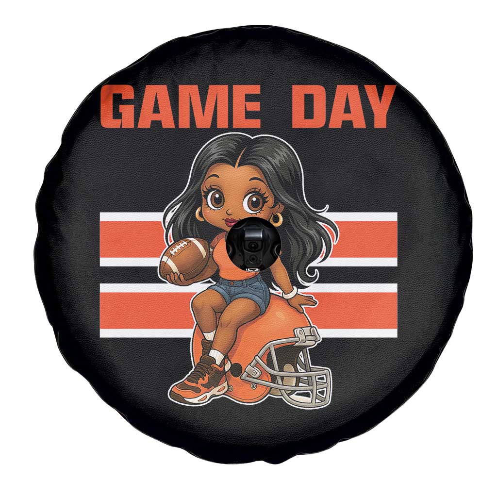 Funny Game Day Cute Girl Spare Tire Cover Midwest Football Player Gift TS12 Print Your Wear
