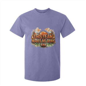 This Team Makes Me Drink T Shirt For Kid CFBB Fan Gift TS12 Violet Print Your Wear