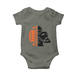 Midwest Football Lover Baby Onesie CFBB Fan Gift TS12 Military Green Print Your Wear