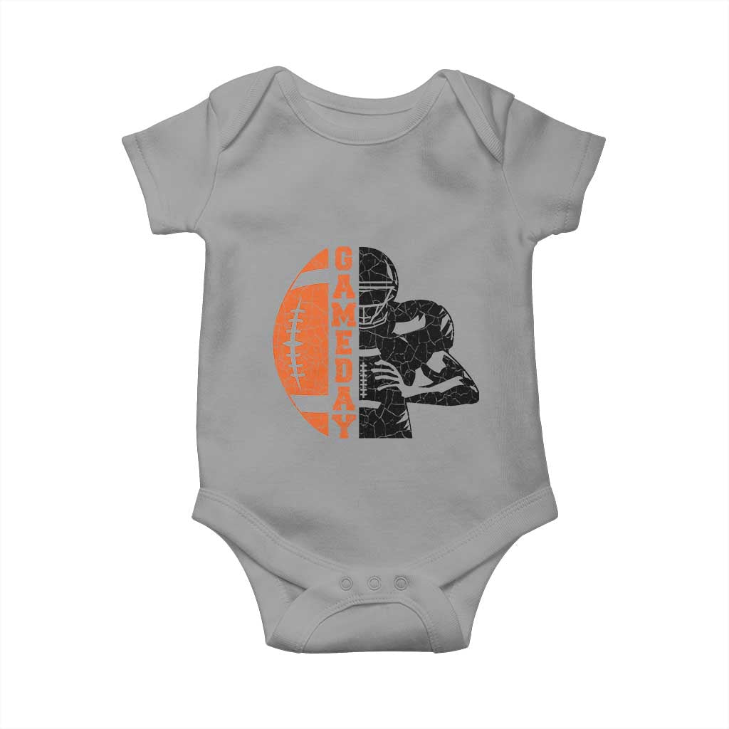 Midwest Football Lover Baby Onesie CFBB Fan Gift TS12 Sport Gray Print Your Wear