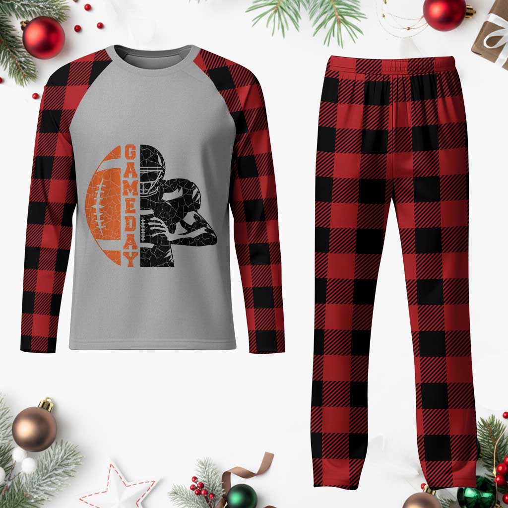Midwest Football Lover Plaid Pajama Set CFBB Fan Gift TS12 Buffalo Plaid Print Your Wear