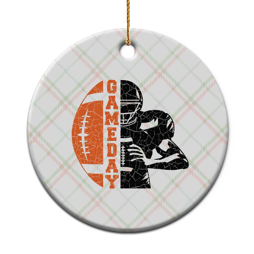Midwest Football Lover Ceramic Ornament CFBB Fan Gift TS12 1pc Christmas Plaid Print Your Wear