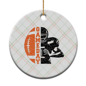 Midwest Football Lover Ceramic Ornament CFBB Fan Gift TS12 1pc Christmas Plaid Print Your Wear