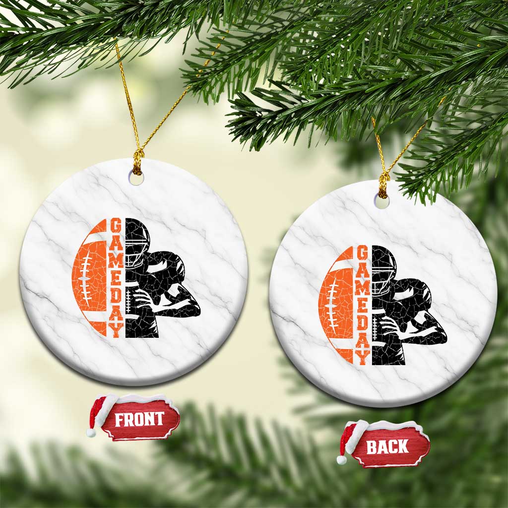 Midwest Football Lover Ceramic Ornament CFBB Fan Gift TS12 1pc White Marble Print Your Wear