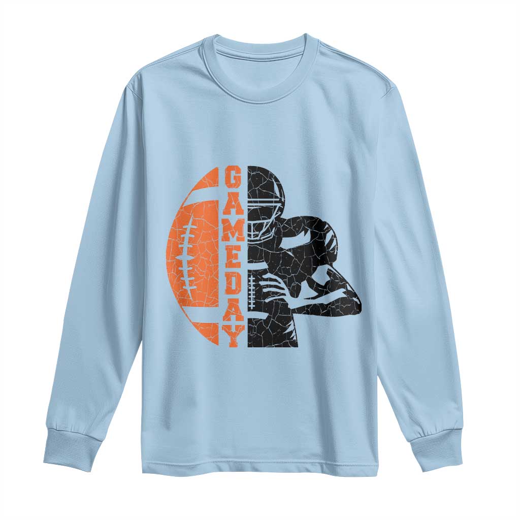 Midwest Football Lover Long Sleeve Shirt CFBB Fan Gift TS12 Light Blue Print Your Wear