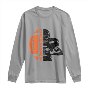 Midwest Football Lover Long Sleeve Shirt CFBB Fan Gift TS12 Sport Gray Print Your Wear