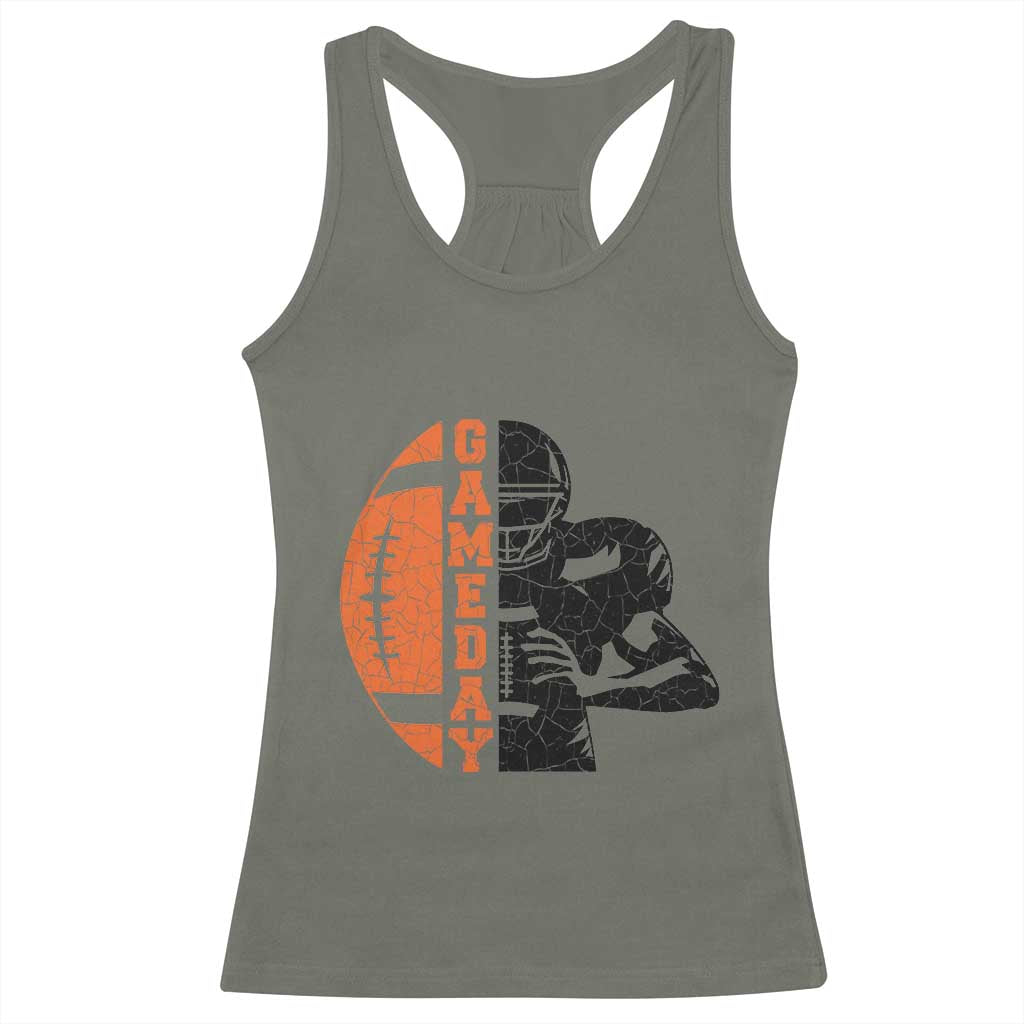 Midwest Football Lover Racerback Tank Top CFBB Fan Gift TS12 Military Green Print Your Wear