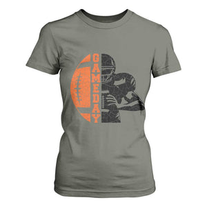 Midwest Football Lover T Shirt For Women CFBB Fan Gift TS12 Military Green Print Your Wear