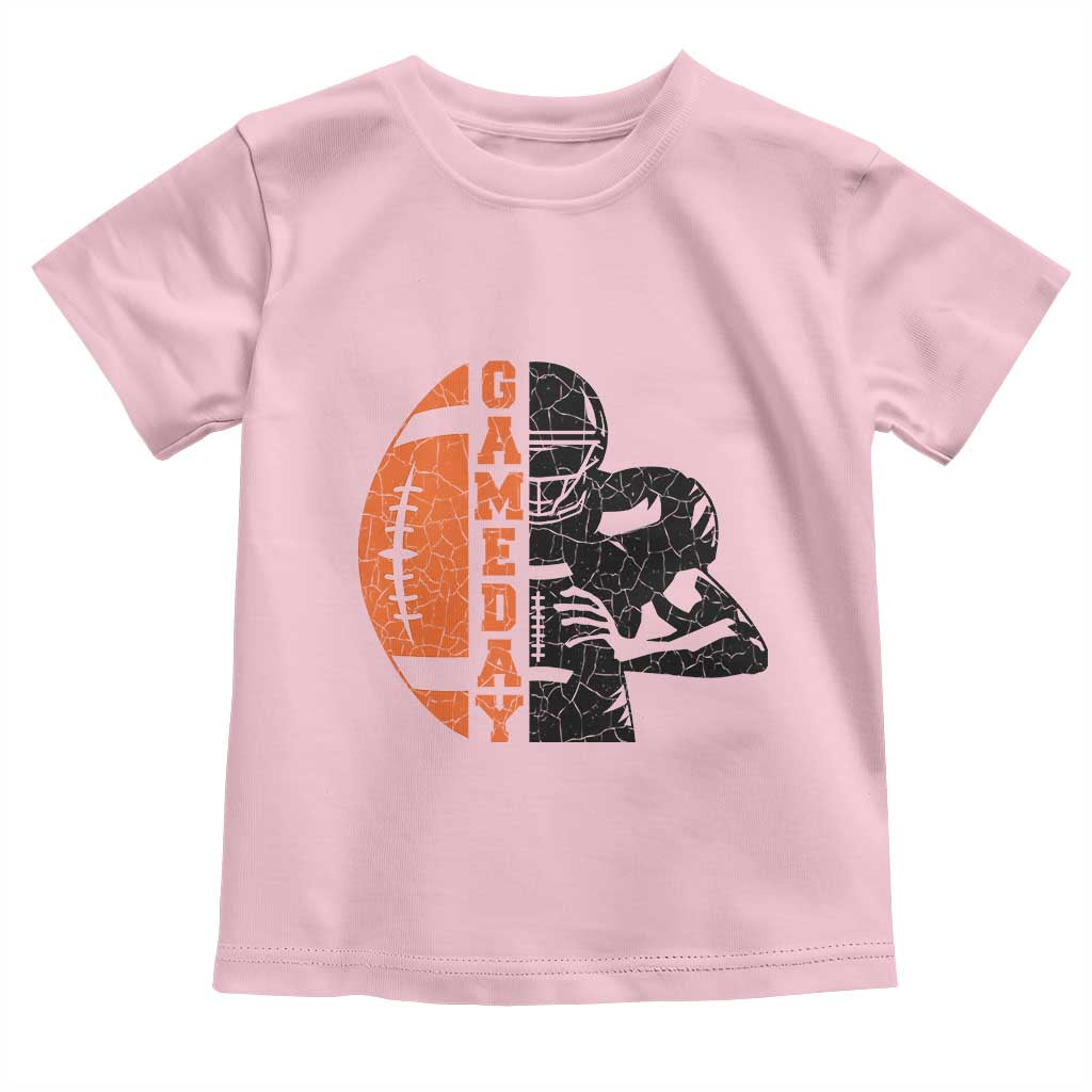 Midwest Football Lover Toddler T Shirt CFBB Fan Gift TS12 Light Pink Print Your Wear