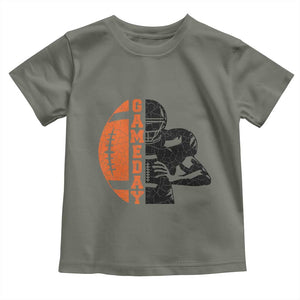 Midwest Football Lover Toddler T Shirt CFBB Fan Gift TS12 Military Green Print Your Wear
