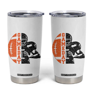 Midwest Football Lover Tumbler Cup CFBB Fan Gift TS12 White Print Your Wear