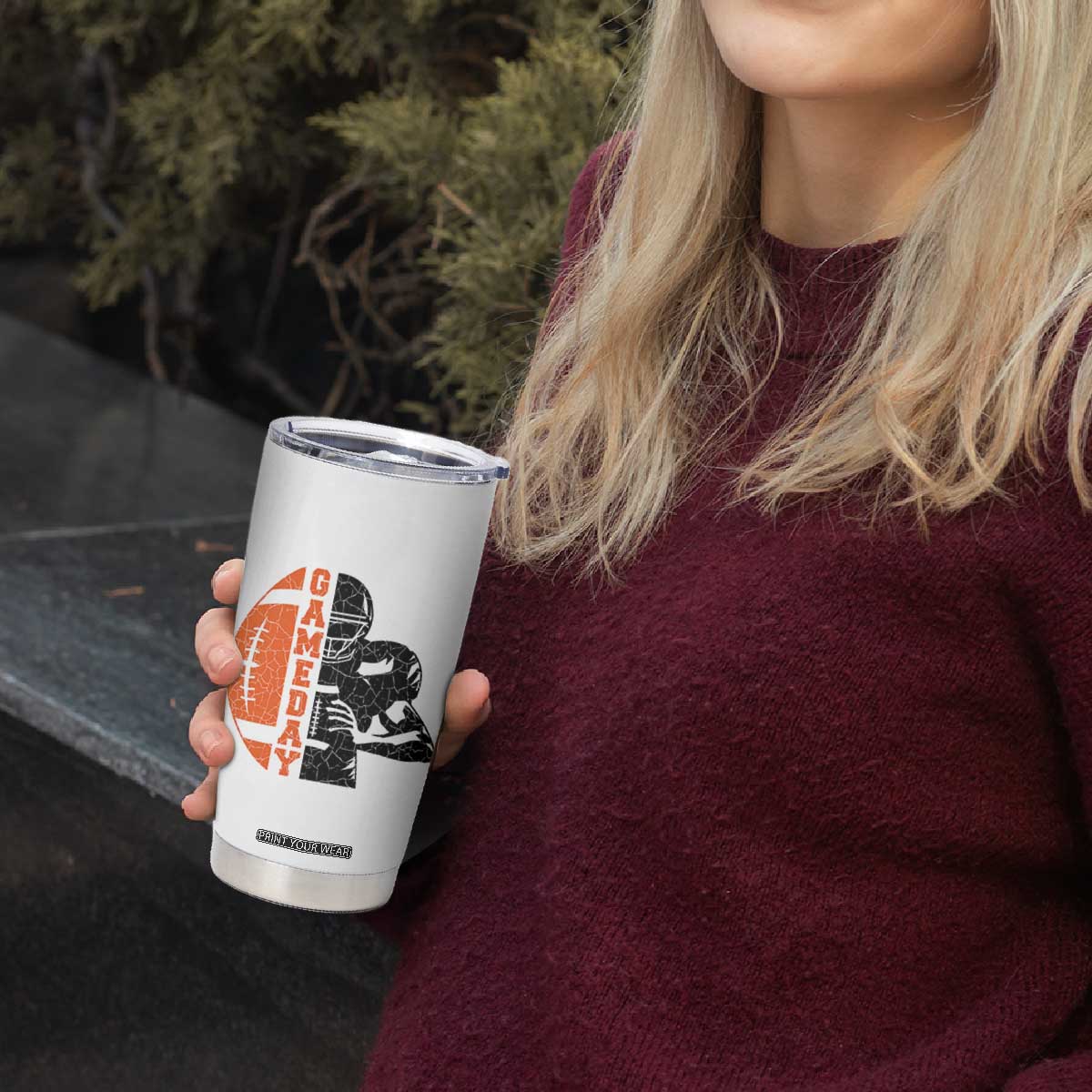 Midwest Football Lover Tumbler Cup CFBB Fan Gift TS12 Print Your Wear