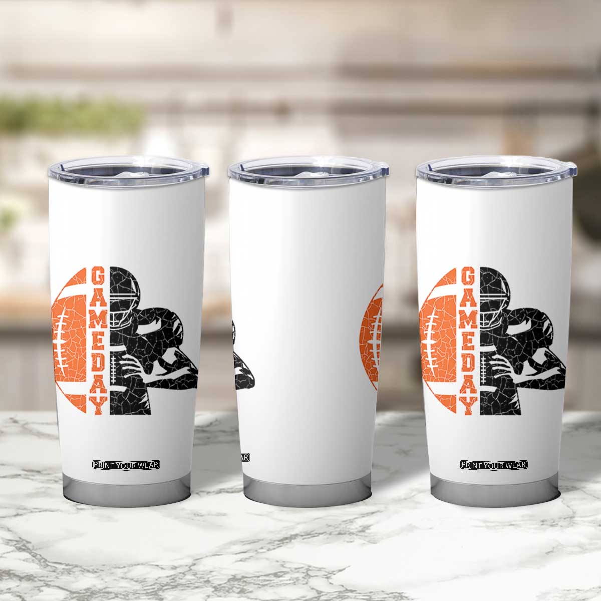 Midwest Football Lover Tumbler Cup CFBB Fan Gift TS12 Print Your Wear