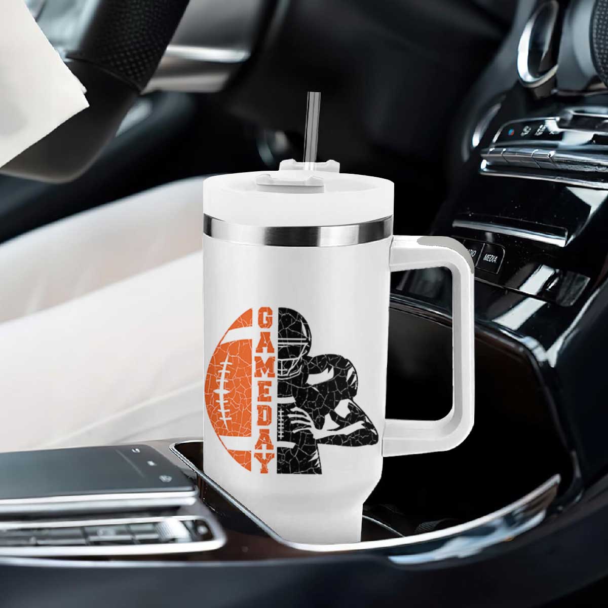 Midwest Football Lover Tumbler With Handle CFBB Fan Gift TS12 Print Your Wear