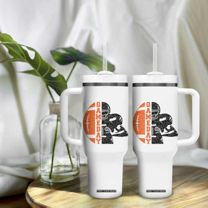 Midwest Football Lover Tumbler With Handle CFBB Fan Gift TS12 Print Your Wear