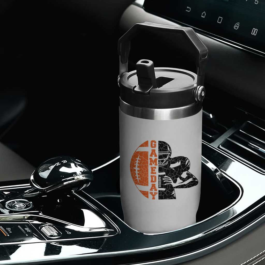 Midwest Football Lover Flip Straw Tumbler CFBB Fan Gift TS12 Print Your Wear
