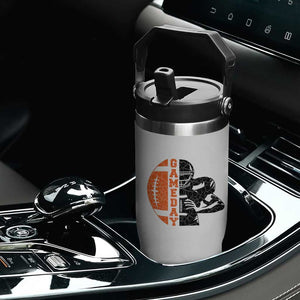 Midwest Football Lover Flip Straw Tumbler CFBB Fan Gift TS12 Print Your Wear