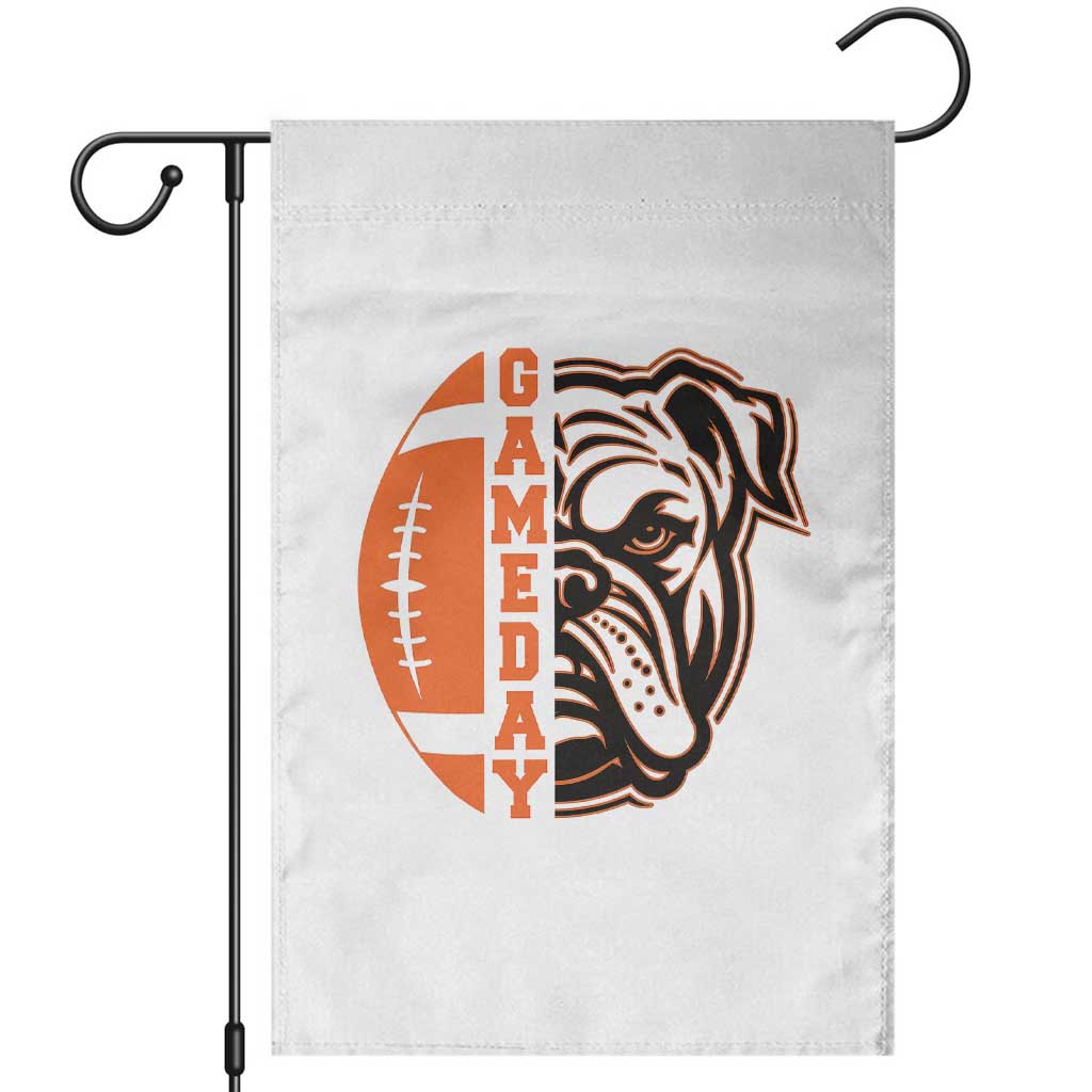 Bulldog Football Lover Garden Flag Game Day Fan Lifestyle TS12 White Print Your Wear