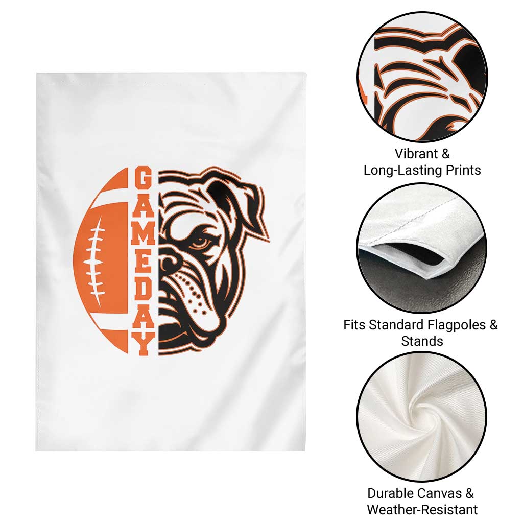 Bulldog Football Lover Garden Flag Game Day Fan Lifestyle TS12 Print Your Wear