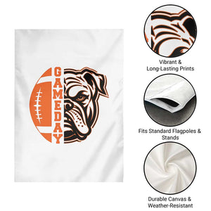 Bulldog Football Lover Garden Flag Game Day Fan Lifestyle TS12 Print Your Wear