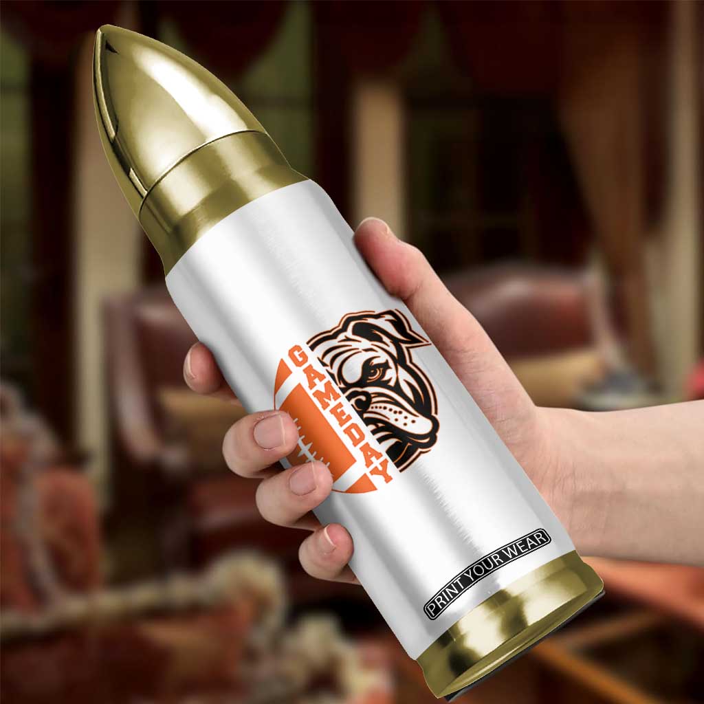 Bulldog Football Lover Bullet Tumbler Game Day Fan Lifestyle TS12 Print Your Wear