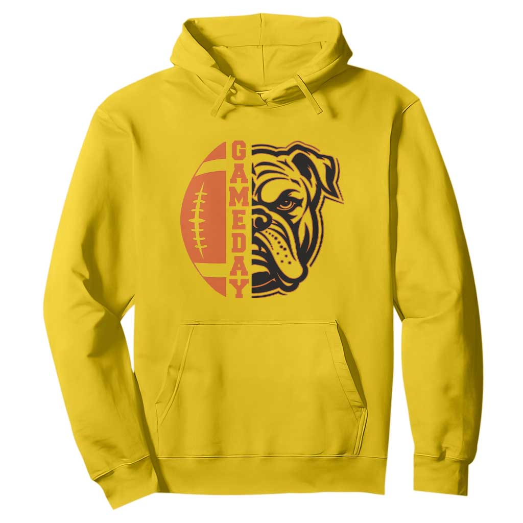 Bulldog Football Lover Hoodie Game Day Fan Lifestyle TS12 Daisy Print Your Wear