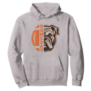 Bulldog Football Lover Hoodie Game Day Fan Lifestyle TS12 Ice Gray Print Your Wear