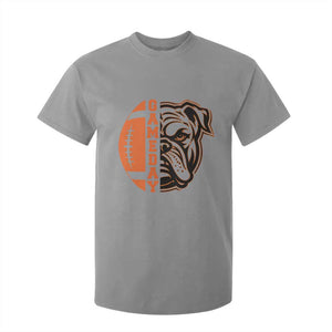 Bulldog Football Lover T Shirt For Kid Game Day Fan Lifestyle TS12 Sport Gray Print Your Wear