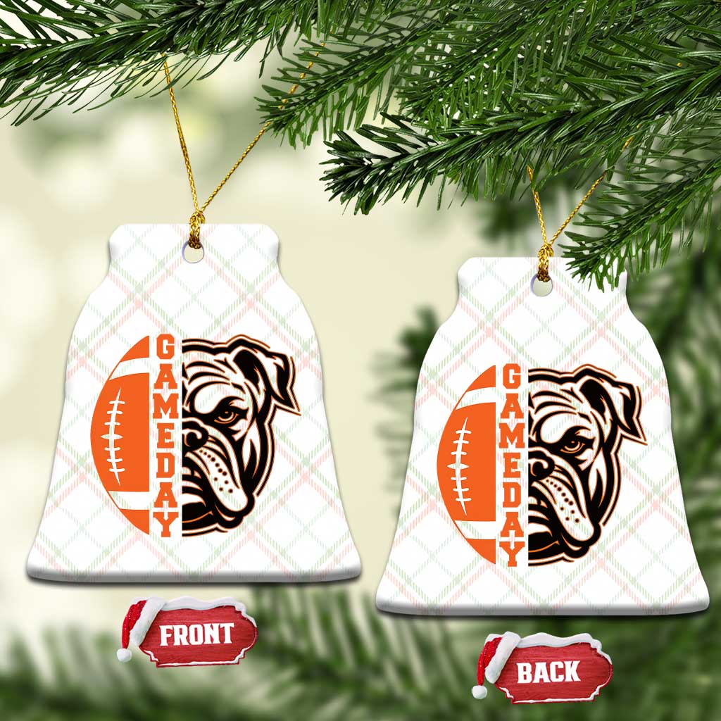 Bulldog Football Lover Ceramic Ornament Game Day Fan Lifestyle TS12 Print Your Wear