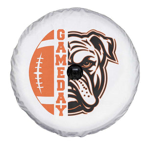 Bulldog Football Lover Spare Tire Cover Game Day Fan Lifestyle TS12 Print Your Wear