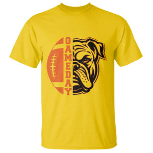 Bulldog Football Lover T Shirt Game Day Fan Lifestyle TS12 Daisy Print Your Wear